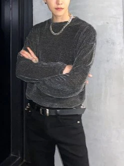 Men Shimmer Mesh Sunscreen Long Sleeve T-Shirt -Incerun Shop 75babdd6 9e3d 4205 b0e3 1b095d1af41c