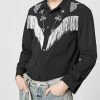 Mens Tassels Embroidered Fringe Long Sleeve Shirt -Incerun Shop 76ab220e 1d2a 4583 9f0c 52946d2fa905
