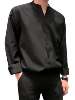 Men Casual Long Sleeve Button Up Workwear Top Shirt 18 Men Casual Long Sleeve Button Up Workwear Top Shirt -Incerun Shop 7714baf0 df90 4450 947c cfe250134653