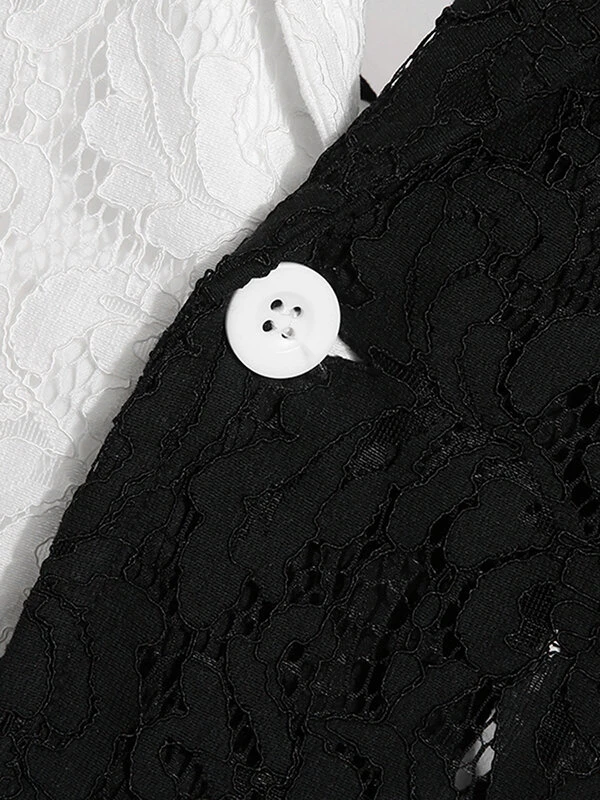 Mens Two Tone Lace Blazer 2PCS Outfits 10 Mens Two Tone Lace Blazer 2PCS Outfits - Image 8