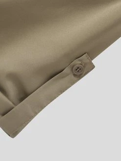 Mens Solid Roll-Up Lapel Collar Shirt -Incerun Shop 797b3779 6fd9 41e0 b38f 309a61aafbbf