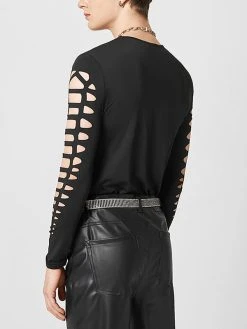 Mens Cutout Design Crew Neck Long Sleeve T-Shirt 13 Mens Cutout Design Crew Neck Long Sleeve T-Shirt -Incerun Shop 79bbe295 2daa 4897 b16f 2d70611ec0c4