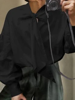 Mens Puff Sleeve Bow Shirt 13 Mens Puff Sleeve Bow Shirt -Incerun Shop 7ba2c3a2 f732 456e 808d 7232f66dfece