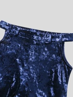 Men Velvet Cutout Loose Casual Flared Pants -Incerun Shop 7dca4cc9 dd55 420b 9671 a812175681e6