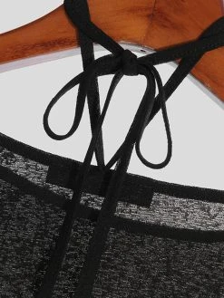 Mens Sexy See Through Cutout Long Sleeve Crop Top -Incerun Shop 7eb3d934 1adb 4e8b ab28 ed1d286e7a6e