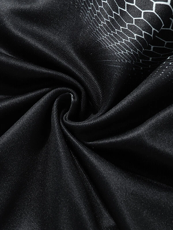 Mens Print Long Sleeve Half-collar T-shirt 9 Mens Print Long Sleeve Half-collar T-shirt - Image 7