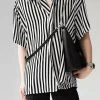 Mens Striped Short Sleeve Loose Fit Shirt 2 Mens Striped Short Sleeve Loose Fit Shirt -Incerun Shop 80acfc8f 7b57 4b6b 9d5a 9ae08e8c6844