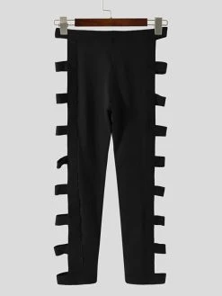 Men Sexy Cutout Stretch Slim Pants -Incerun Shop 828ce79d 2704 4169 8a4a 3b2186db3fa6