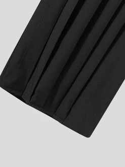 Mens Irregular Lace-up Pleated Wide-leg Pants -Incerun Shop 8343ae45 cef3 4b82 a5a1 951ebc7a7cd7