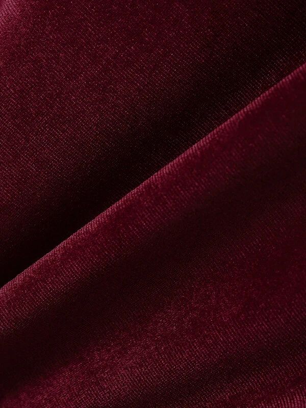 Mens Velvet Crew Neck Solid Half Sleeve T-Shirt 12 Mens Velvet Crew Neck Solid Half Sleeve T-Shirt - Image 10