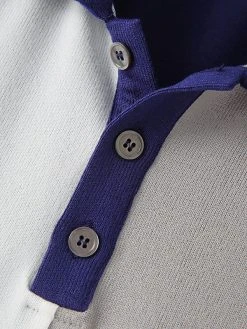 Mens Patchwork Lapel Short Sleeve Shirt -Incerun Shop 847ff456 3034 4e6a 86f3 6ba77c253a32