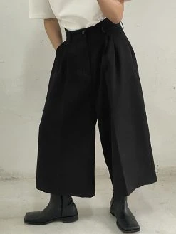 Mens Oval Waist Patch Loose Flared Pants 14 Mens Oval Waist Patch Loose Flared Pants -Incerun Shop 849bf8a6 9230 4674 a348 f15b7e7ed0b8