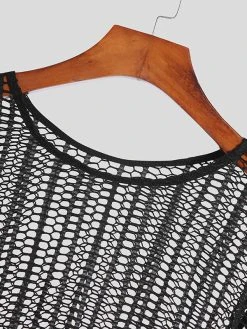 Mens See Through Mesh Long Sleeve T-Shirt 12 Mens See Through Mesh Long Sleeve T-Shirt -Incerun Shop 84afbf64 545c 438f b4c7 c90d5d509379