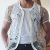 Men Plant Floral Embroidery Thin See Through Fashion Shirt 2 Men Plant Floral Embroidery Thin See Through Fashion Shirt -Incerun Shop 88d45622 ffeb 44c2 926a 21e6aeca3451