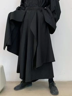 Men's Irregular Wide Leg Pants Culottes -Incerun Shop 8ac3526d ab76 4692 a2ed 28c82ba00111