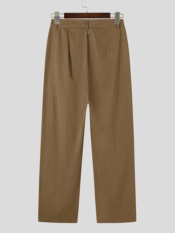 Men Casual Solid Color Wide-leg Pants 9 Men Casual Solid Color Wide-leg Pants - Image 7