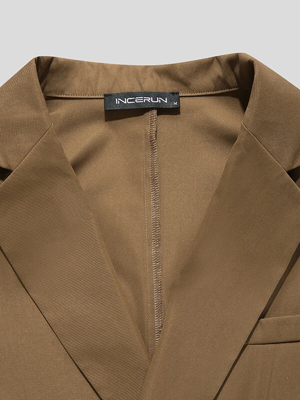 Mens Retro Patch Pocket Casual Blazer 8 Mens Retro Patch Pocket Casual Blazer - Image 6