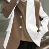 Mens Contrast Patchwork Lapel Single Breasted Casual Blazer -Incerun Shop 8c96088b 8348 4aa6 809b acae462ce5e7
