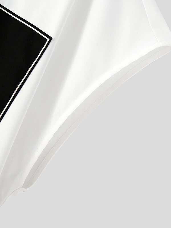 Mens Muslim Abstract Print Fringe Design Two Pieces Outfits 10 Mens Muslim Abstract Print Fringe Design Two Pieces Outfits - Image 8