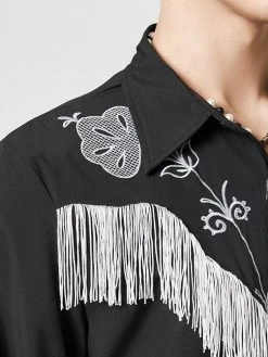 Mens Tassels Embroidered Fringe Long Sleeve Shirt 18 Mens Tassels Embroidered Fringe Long Sleeve Shirt -Incerun Shop 8fe9d2a7 070f 450c a11d 7beaebbe1fec
