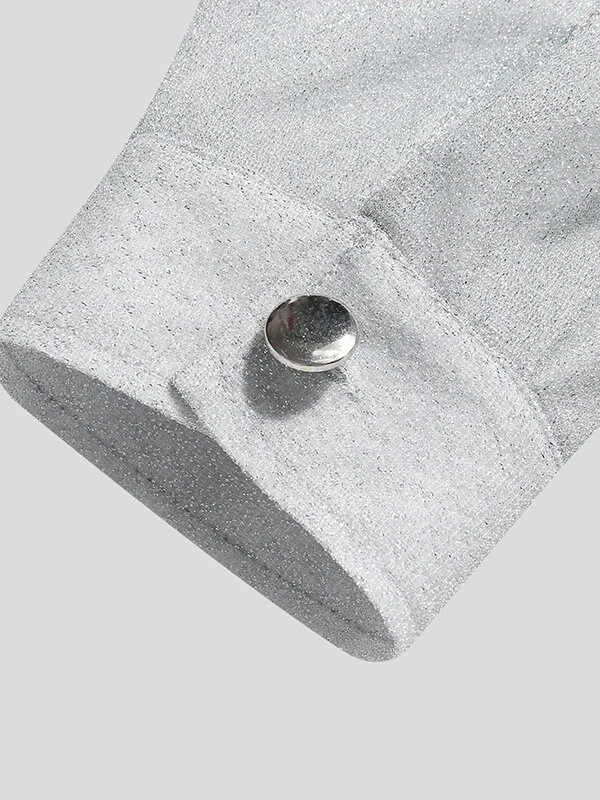 Mens Sexy See Through Glitter Mesh Jacket 9 Mens Sexy See Through Glitter Mesh Jacket - Image 8