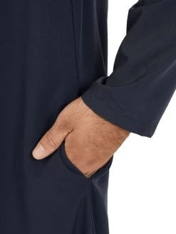 Mens Ethnic Saudi Arabian Thobe Zipper Long Sleeve Kaftan T-Shirt -Incerun Shop 93648130 c9ac 43e1 8431 55994430ee81