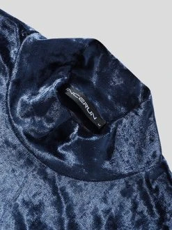 Mens Turtleneck Velvet Gloves Long Sleeve T-shirt -Incerun Shop 95a0789a 5480 4328 b72b a29c680a59ca