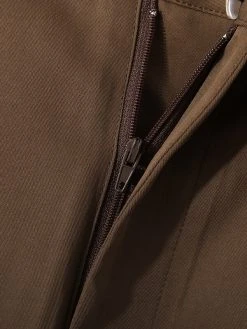 Mens High Waist Double Button Closure Pants -Incerun Shop 95c6e534 4f7f 459c abbd f5aa8ae0c70a