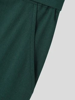 Mens Solid Pocket Casual Tapered Pants -Incerun Shop 9621fecb 7bdd 409a a6fa f7fd012e81d0