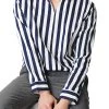 Men's Stand Collar V-neck Striped Shirts -Incerun Shop 96d3bb19 4360 40c0 bbd4 aef40244ae4c
