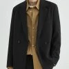 Mens Retro Patch Pocket Casual Blazer