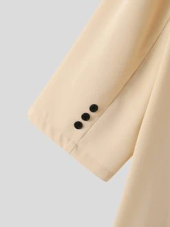 Mens Solid Lapel One Button 3/4 Sleeve Casual Blazer 16 Mens Solid Lapel One Button 3/4 Sleeve Casual Blazer -Incerun Shop 99cb62b7 8034 4458 880f f877acf2205b