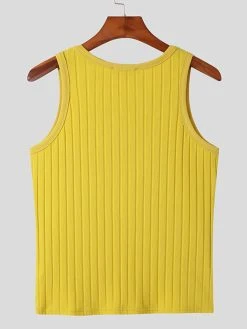 Mens Ribbed Knit Crew Neck Solid Sleeveless Tank 14 Mens Ribbed Knit Crew Neck Solid Sleeveless Tank -Incerun Shop 9a7c6555 bea0 41ef ba6f ecf182d3b658