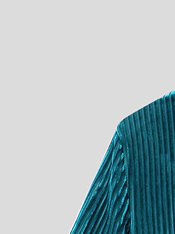 Mens Velvet Striped Round Neck Casual T-shirts 12 Mens Velvet Striped Round Neck Casual T-shirts - Image 10