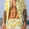 Mens Hawaii Floral Short Sleeve Two Pieces Suit 2 Mens Hawaii Floral Short Sleeve Two Pieces Suit -Incerun Shop 9b697746 2243 451b ab95 71b854c8ed7b