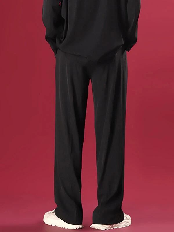 Mens Casual Retro Straight Loose Pants 5 Mens Casual Retro Straight Loose Pants - Image 3