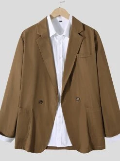 Mens Retro Patch Pocket Casual Blazer 11 Mens Retro Patch Pocket Casual Blazer -Incerun Shop 9ca6aadb 2290 4f9e 95c7 ab3e46815f18