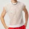 Men Sexy Mesh See Through Crop Top -Incerun Shop 9cfdb6cd 744c 4a10 b11d b133dcc15785