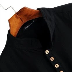 Mens Pathani Kurta Pajama Indian Long T-shirts Cotton Ethnic Suit Solid Autumn Long Sleeve Top -Incerun Shop a081919d 784c 4245 b9ff d1652c378f4f