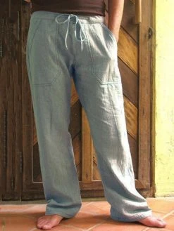 Men's Cotton Linen Casual Loose Pants 18 Men's Cotton Linen Casual Loose Pants -Incerun Shop a10611df c307 4d1d 983b 8179e6e86dc8