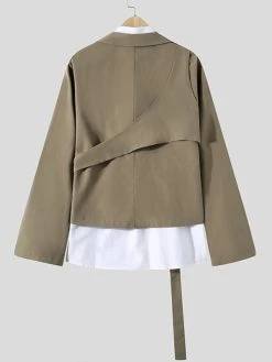 Mens Irregular Design Casual Short Blazer 14 Mens Irregular Design Casual Short Blazer -Incerun Shop a214dade b4d1 4e29 84b9 8b9429e6e66f