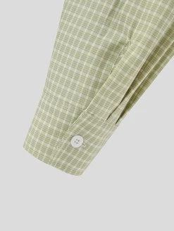 Mens Plaid Pattern Long Sleeve Loose Shirt -Incerun Shop a23c33a5 8e88 4dba b26a db1f71fefe93