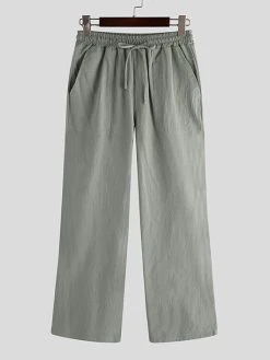 Men's Cotton Linen Casual Loose Pants 20 Men's Cotton Linen Casual Loose Pants -Incerun Shop a2fac1b3 d377 4f0e a4e9 32b53b07fb0e
