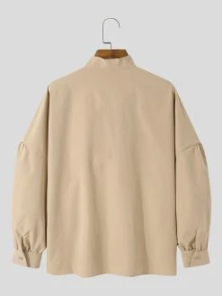 Mens Puff Sleeve Bow Shirt 15 Mens Puff Sleeve Bow Shirt -Incerun Shop a312240b 1737 470e a040 6862cb2b7c1e