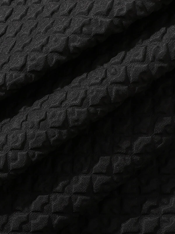 Mens Textured Short Sleeve Suit Collar Shirt 8 Mens Textured Short Sleeve Suit Collar Shirt - Image 6