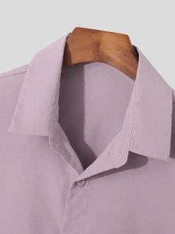 Mens Shirred Puff Sleeve Shirt -Incerun Shop a642f512 b1a8 449a a17c 2d46e8b73e6b