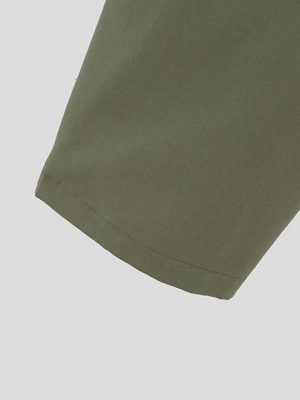 Mens Solid Pocket Drawstring Waist Casual Pants 11 Mens Solid Pocket Drawstring Waist Casual Pants - Image 9