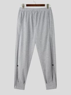 Mens Contrast Binding Snap Button Design Pants 18 Mens Contrast Binding Snap Button Design Pants -Incerun Shop a93c1740 5ded 4ad2 8bb7 dc0c9e120068