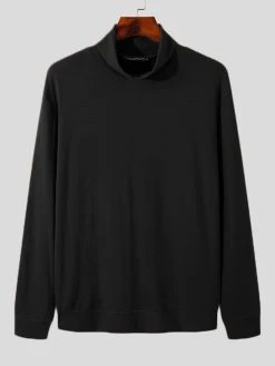 Mens High Neck Casual Long-sleeved Sweater 20 Mens High Neck Casual Long-sleeved Sweater -Incerun Shop a96f33e7 a176 48f0 82e0 763715e64438