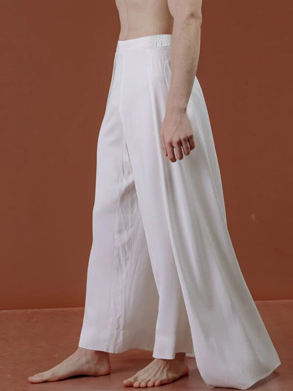 Men Patchwork Loose Casual Pants 4 Men Patchwork Loose Casual Pants - Image 2